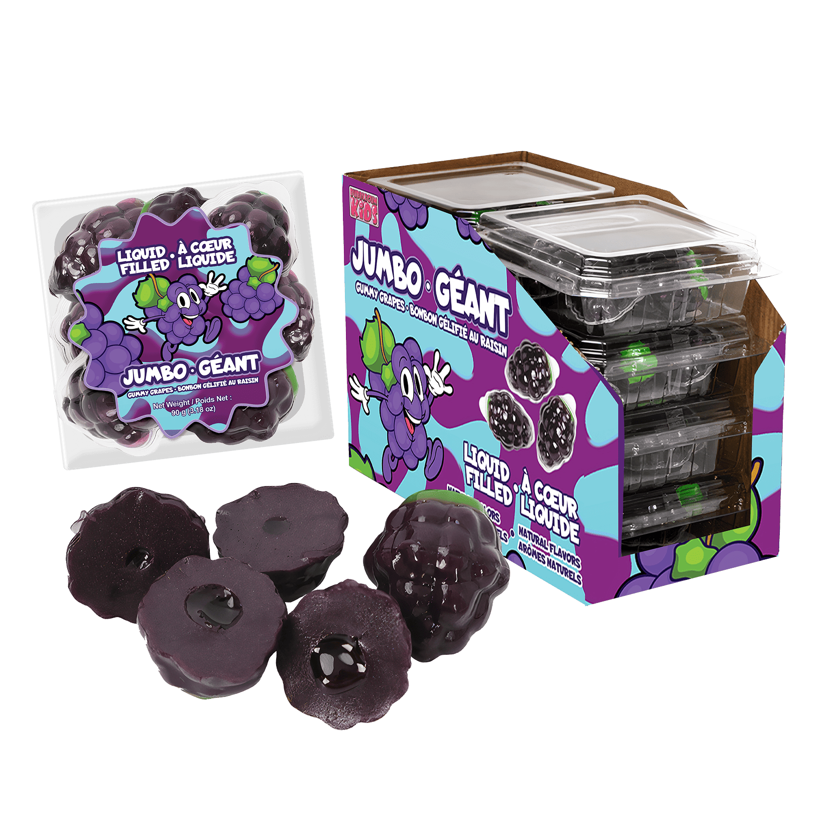 Grape Liquid Filled Gummies