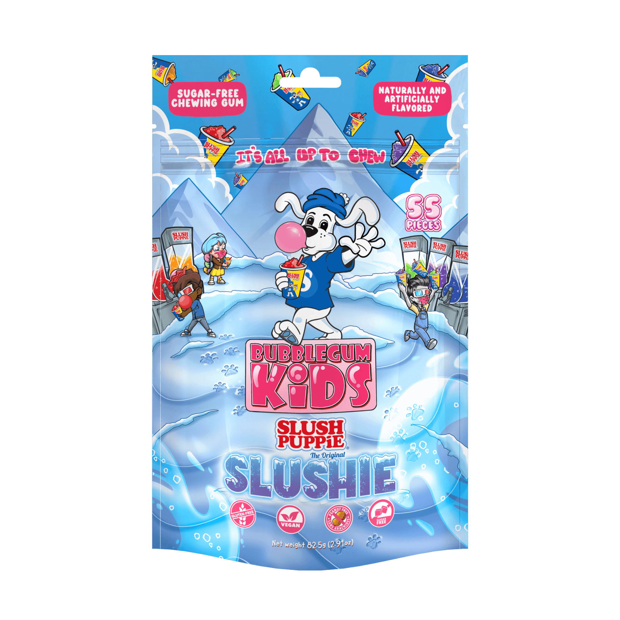 Slush Puppie Slushie Gum  Packaging Front