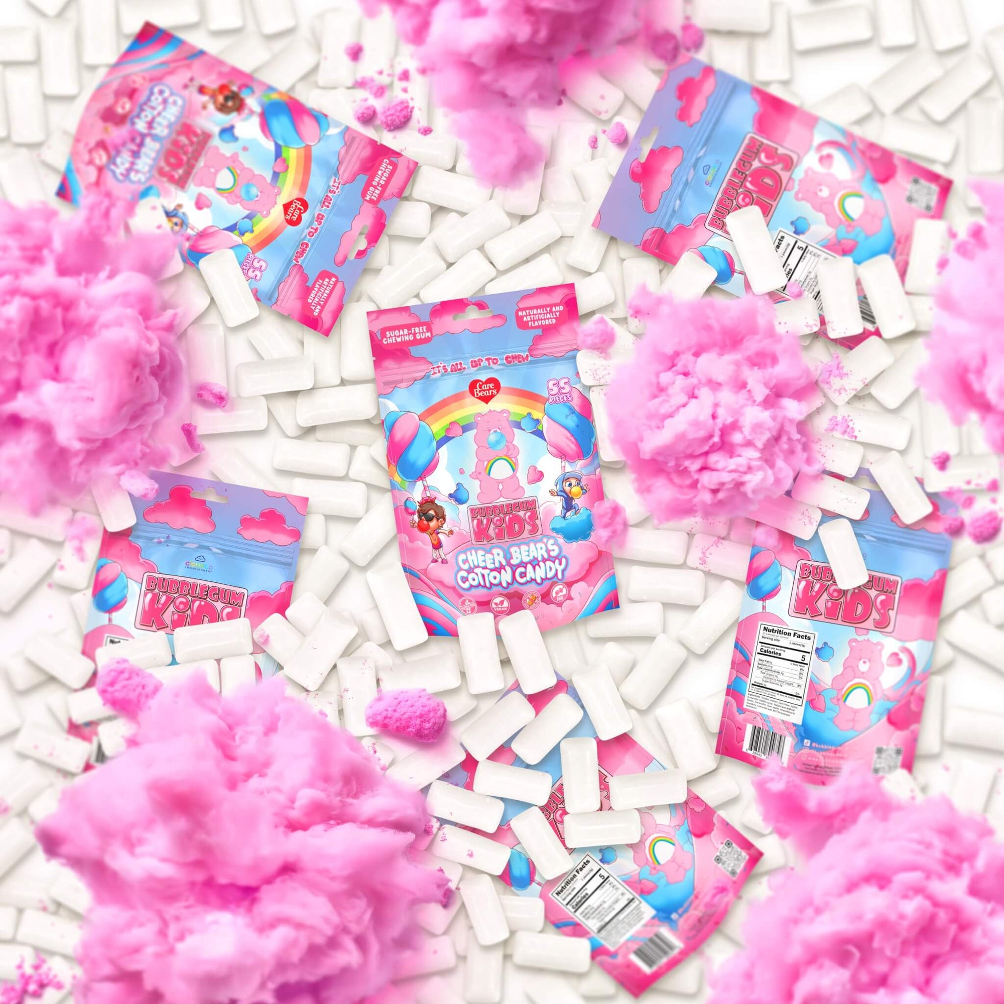 Cheer Bear's Cotton Candy Gum