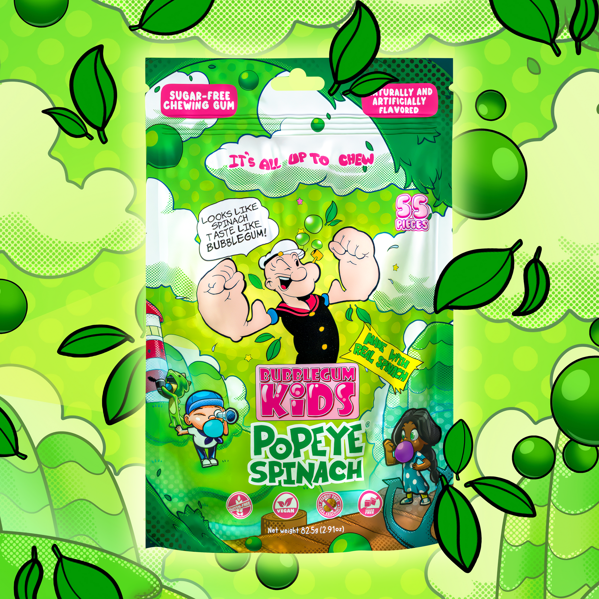 Popeye Spinach Gum PRE-ORDER