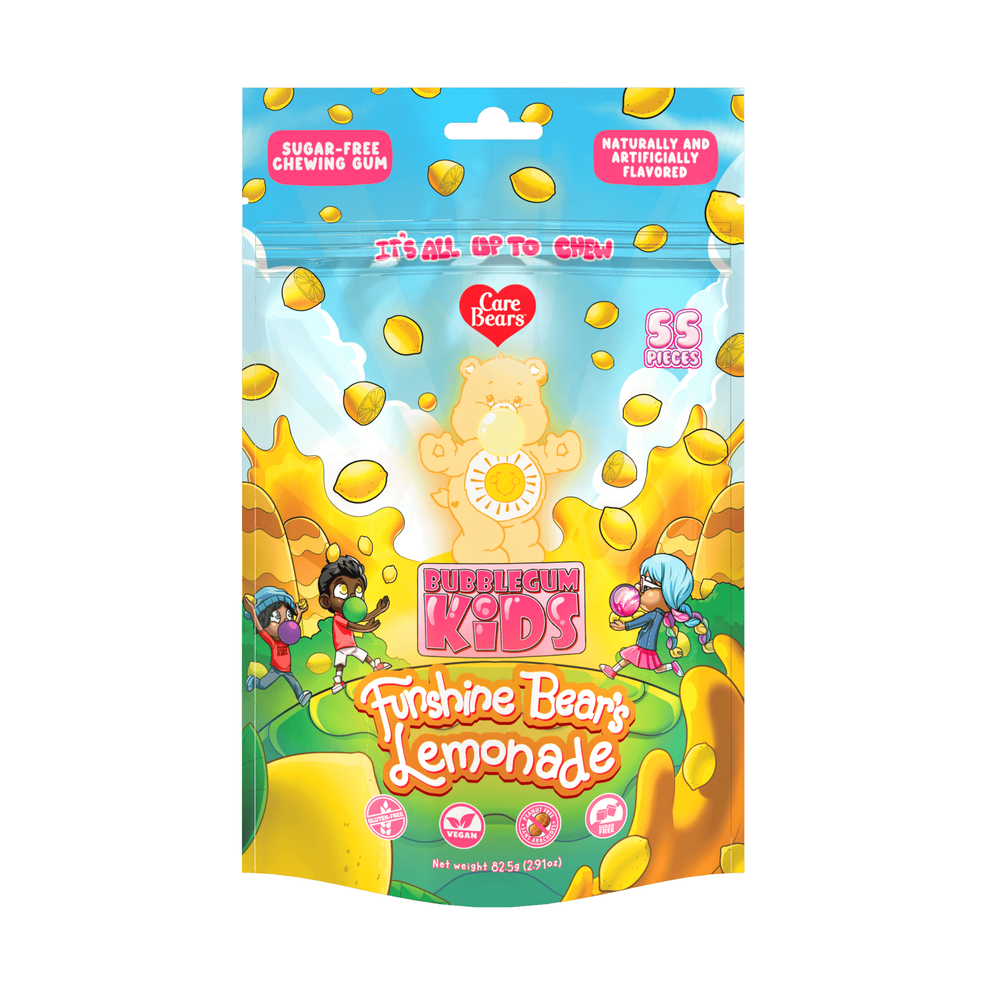 Funshine Bear's Lemonade Gum Packaging Front