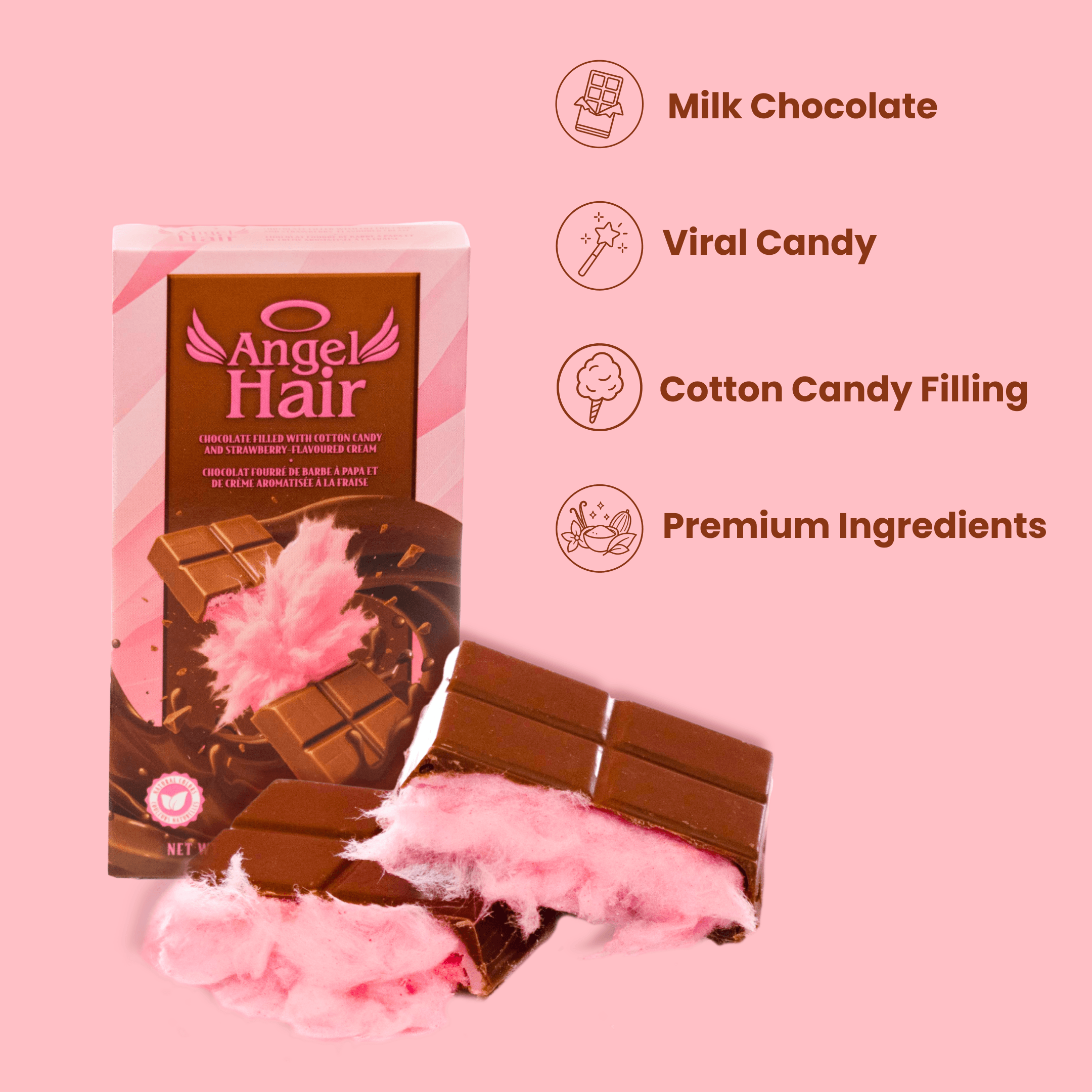 Angel Hair Chocolate Bar