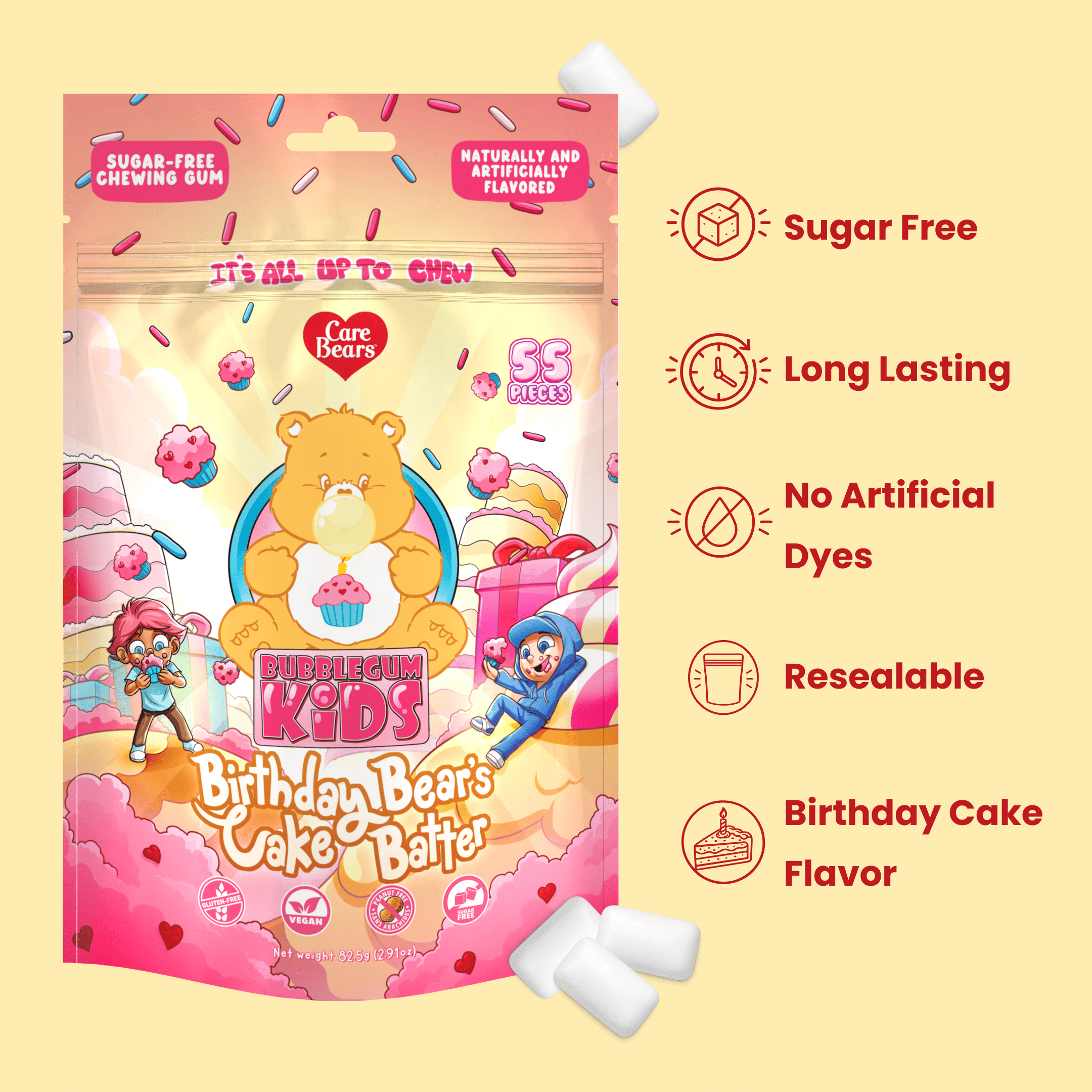 Birthday Bear's Cake Batter Gum