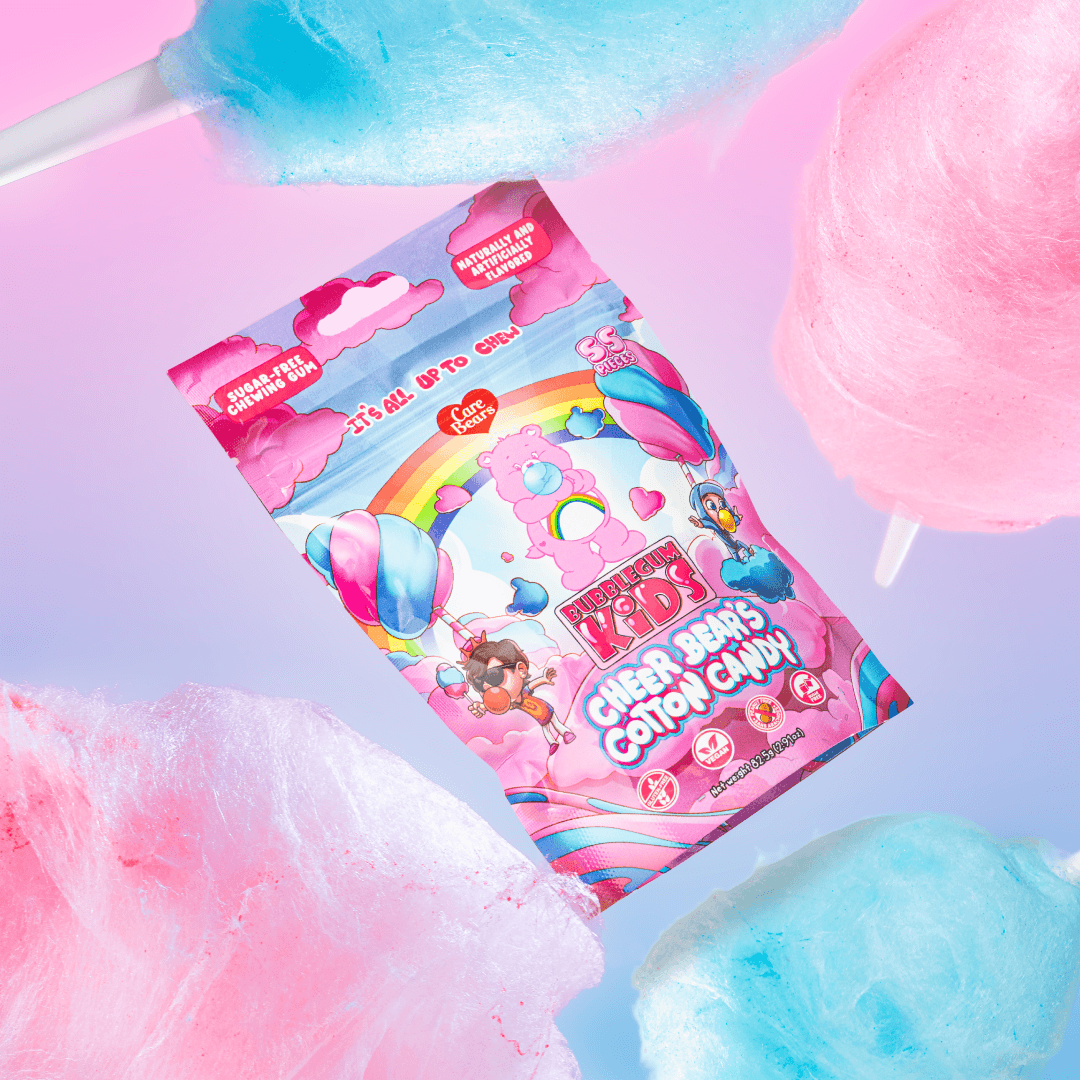 Cheer Bear's Cotton Candy Gum