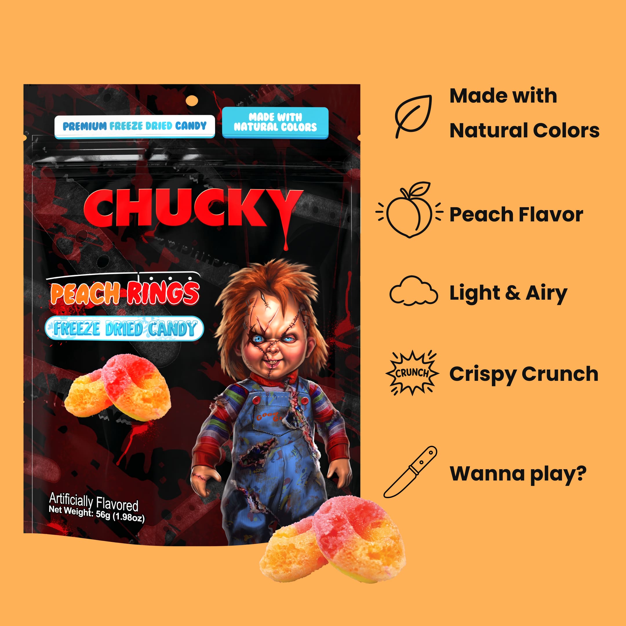 Chucky Peach Rings