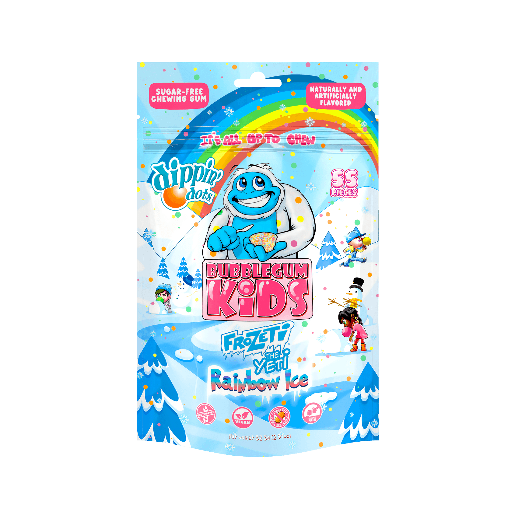 Frozeti’s Rainbow Ice Dippin’ Dots Gum