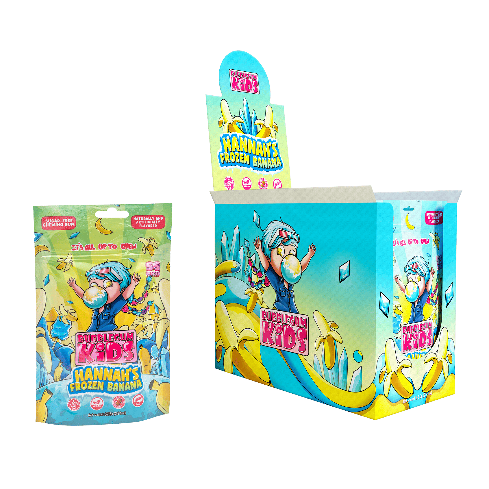 Hannah's Frozen Banana Gum