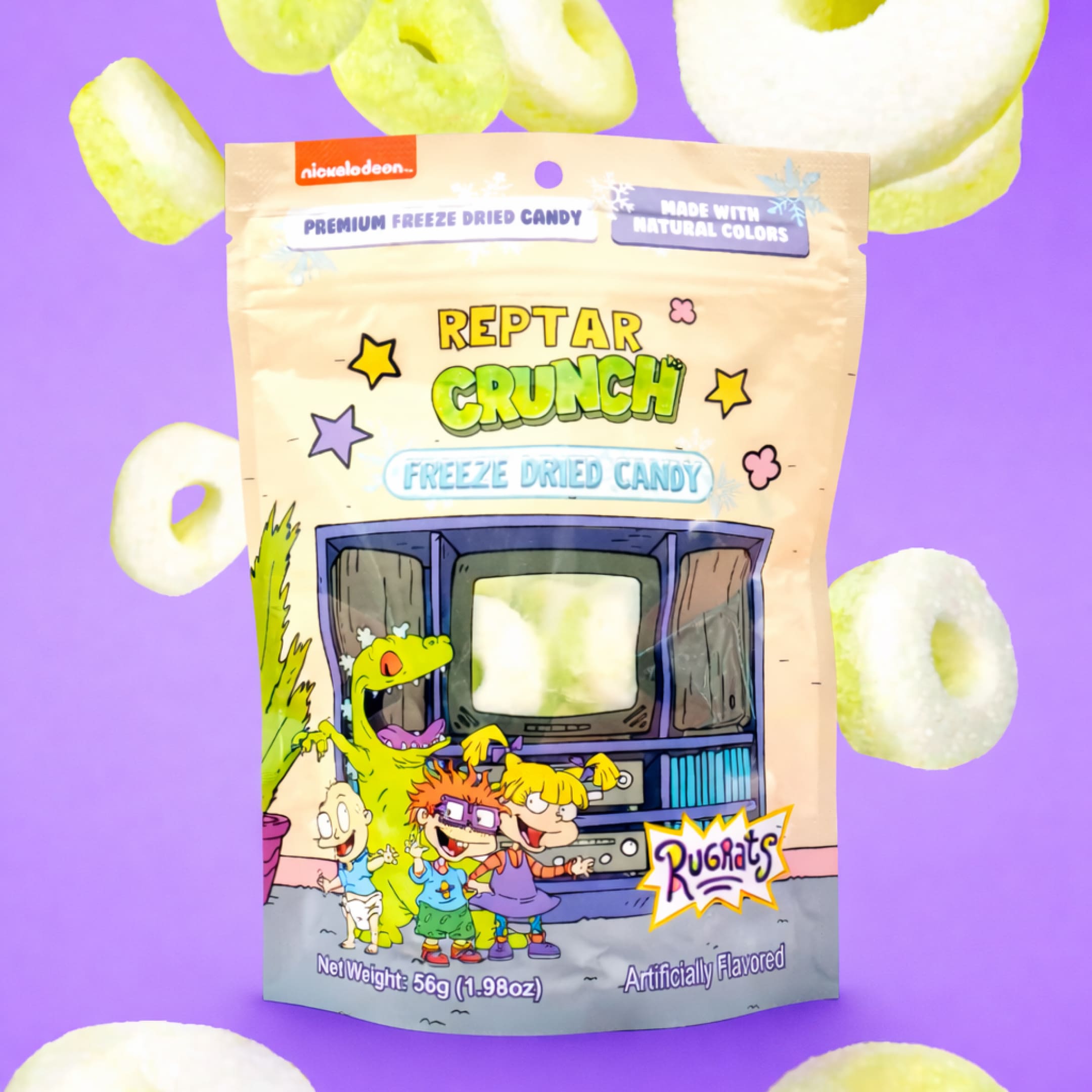 Rugrats Reptar Crunch Freeze Dried – Bubblegum Kids