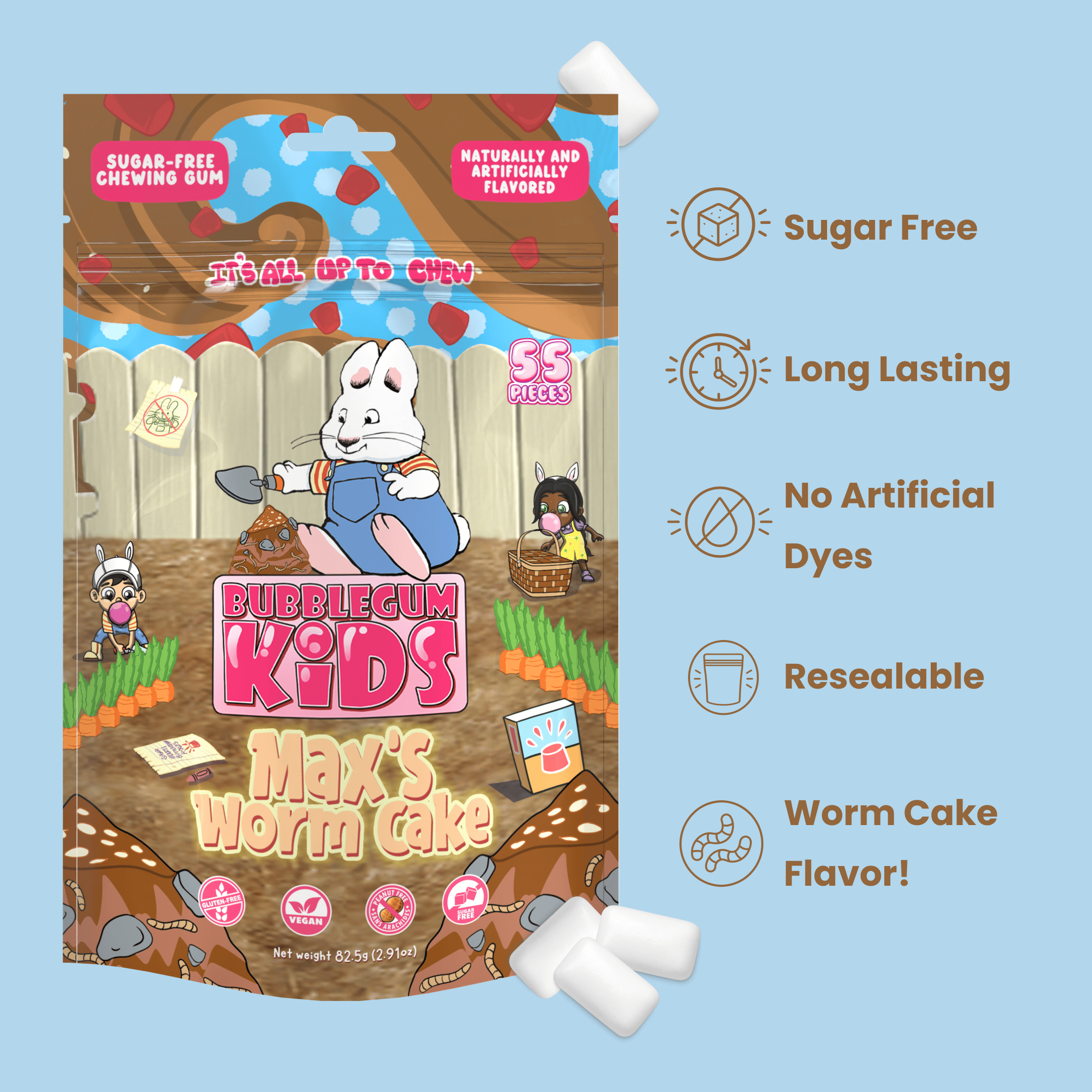 Max's Worm Cake Gum