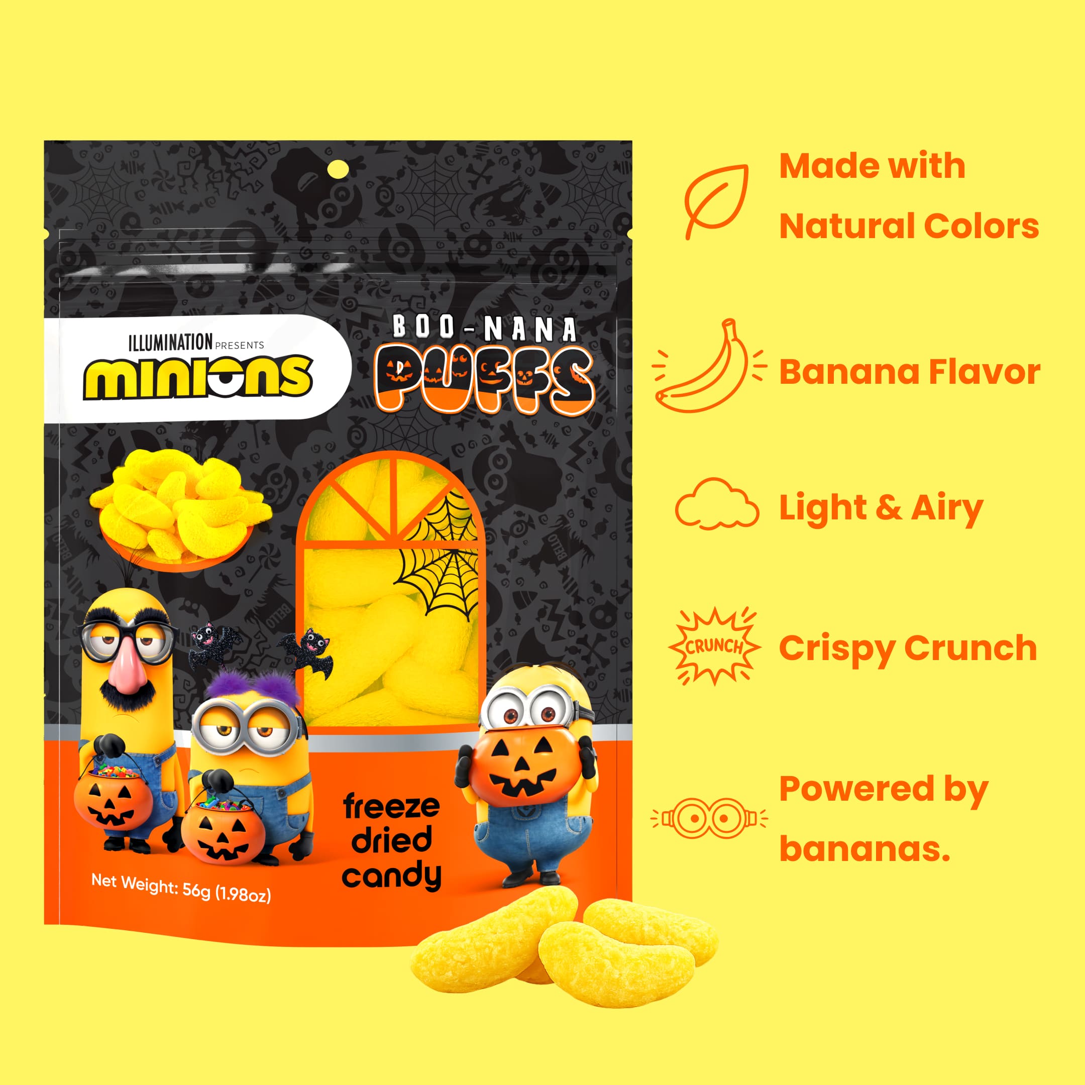 Boo-Nana Puffs Freeze Dried