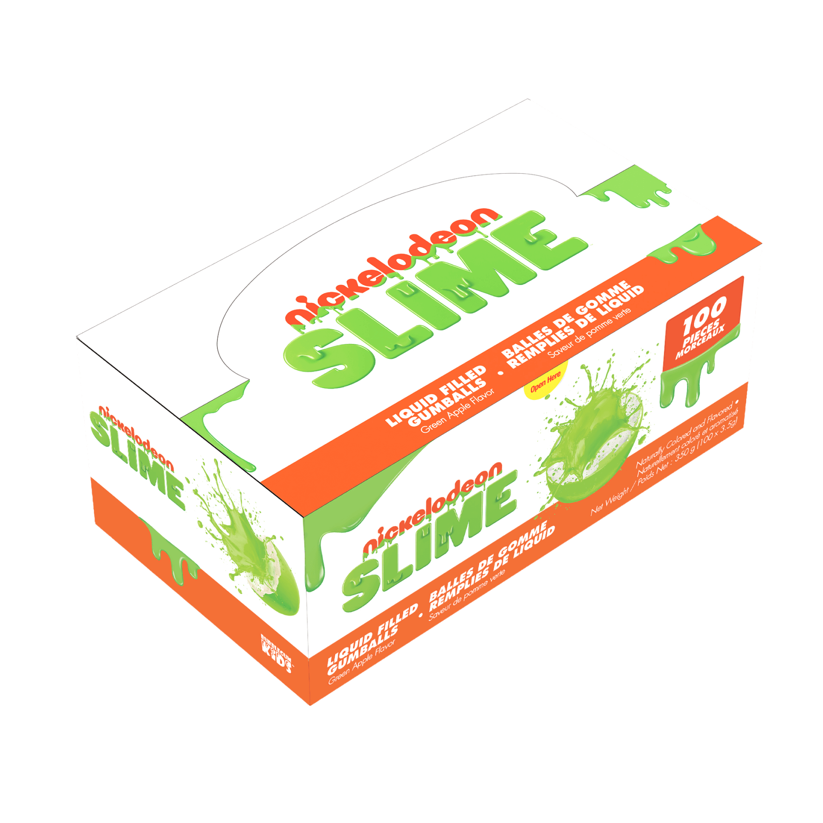 Nick Slime Liquid Filled Gumballs