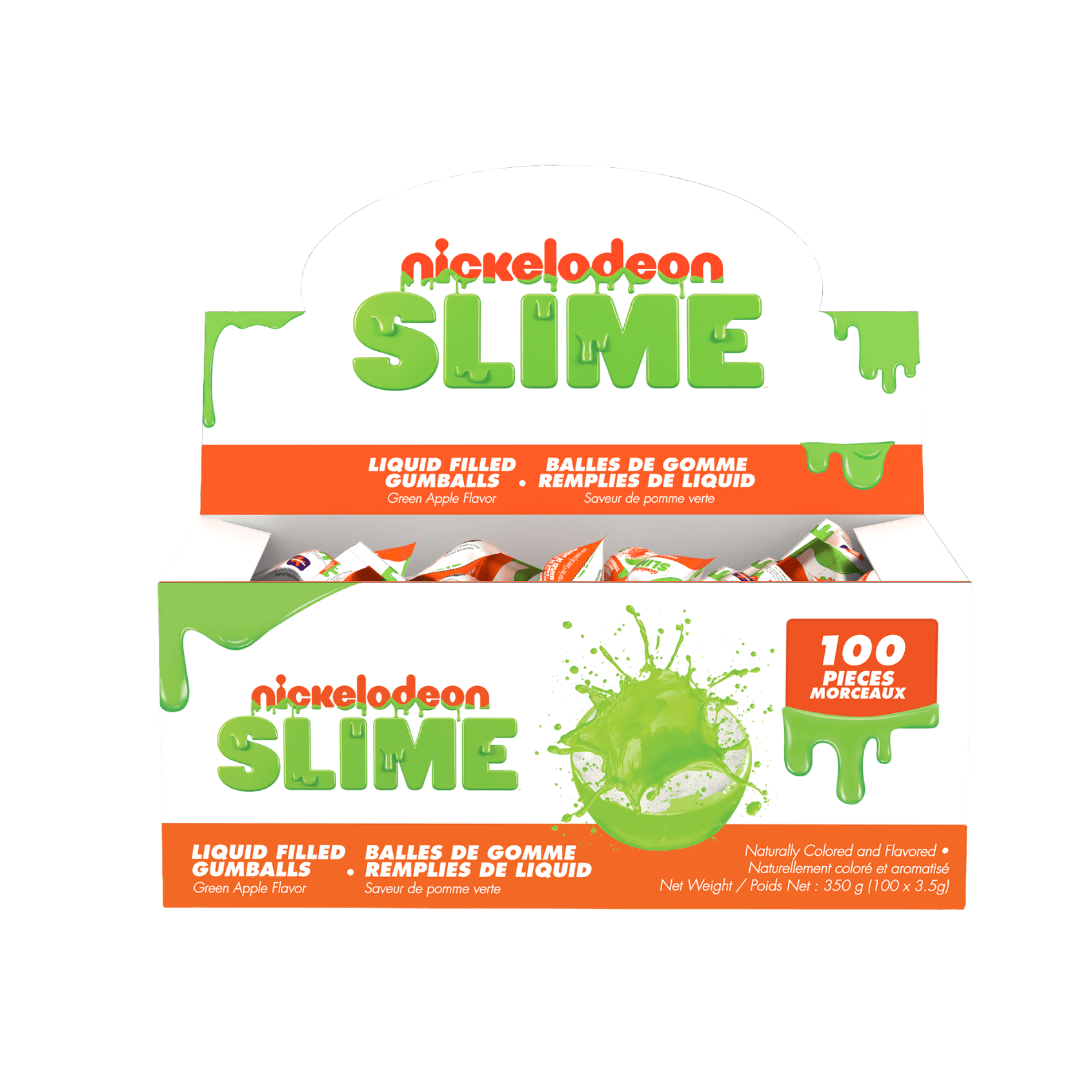 Nick Slime Liquid Filled Gumballs