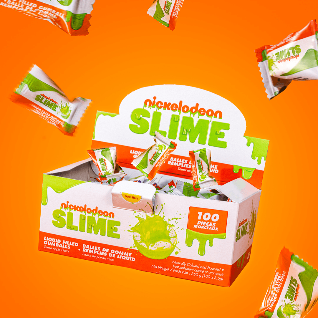 Nick Slime Liquid Filled Gumballs