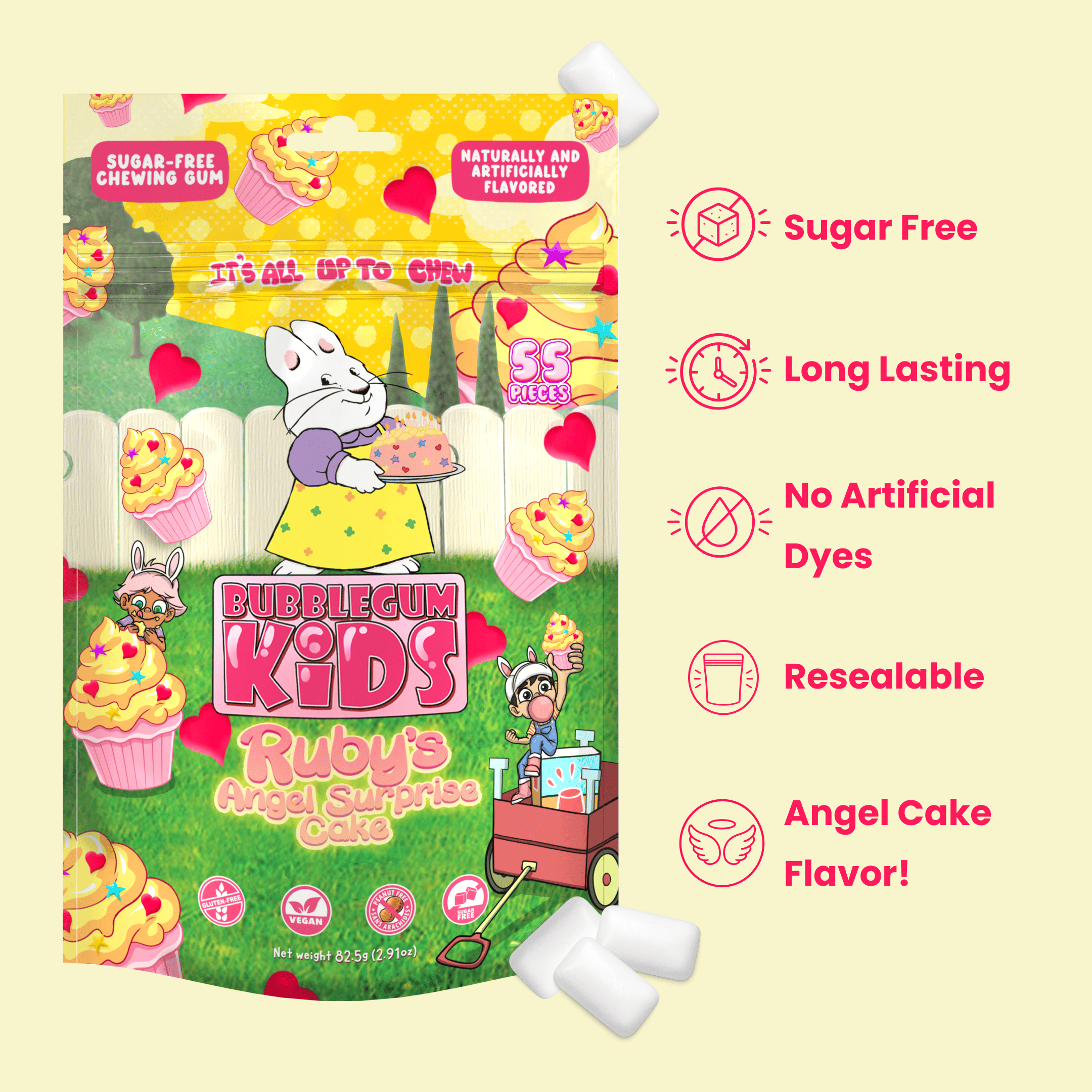 Ruby's Angel Surprise Gum