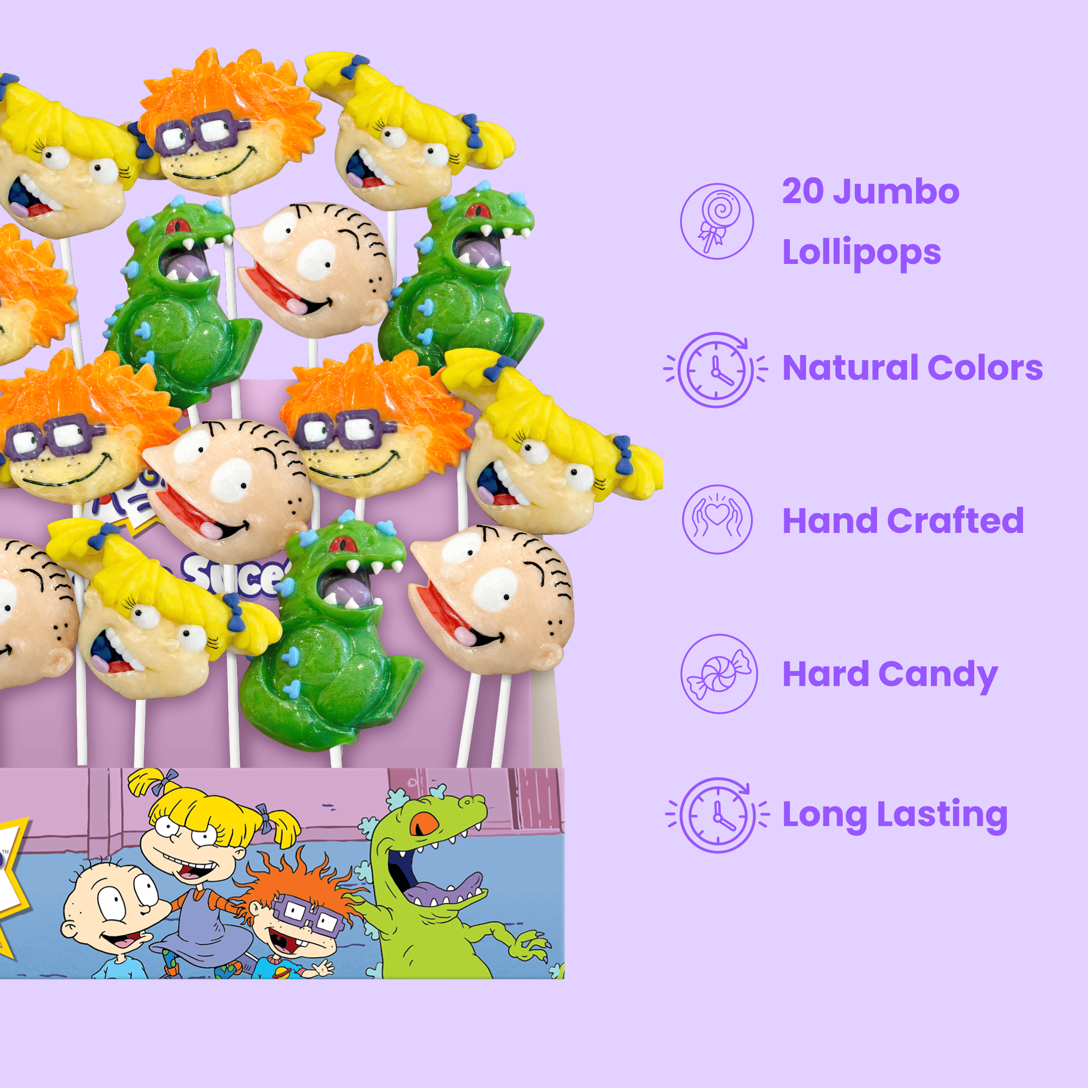 Rugrats Lollipops - 20 Piece Display