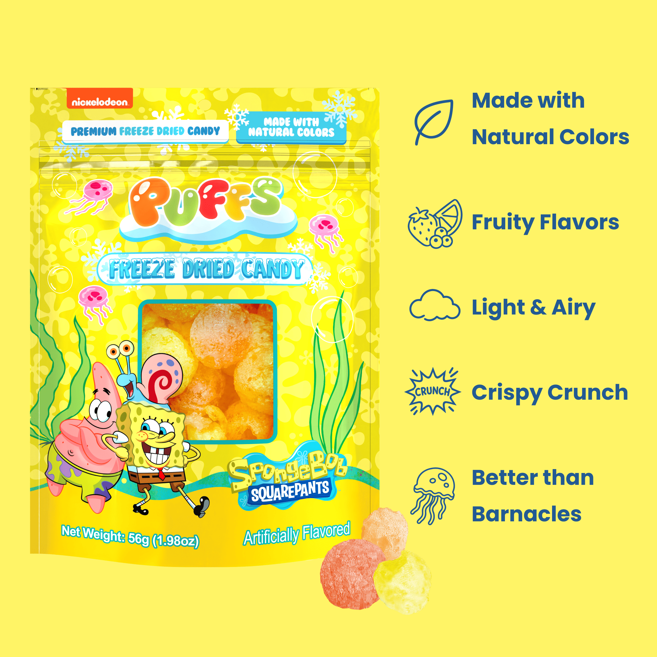SpongeBob Freeze Dried Puffs