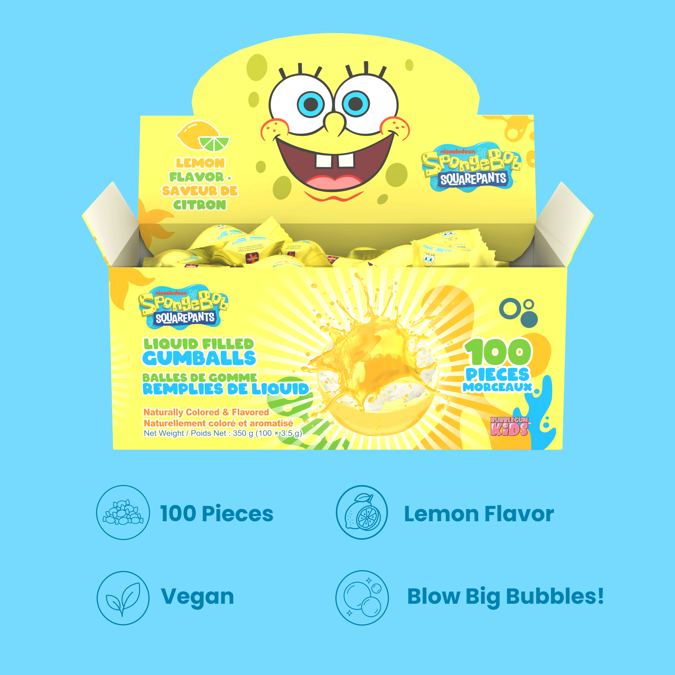 SpongeBob Liquid Filled Gumballs