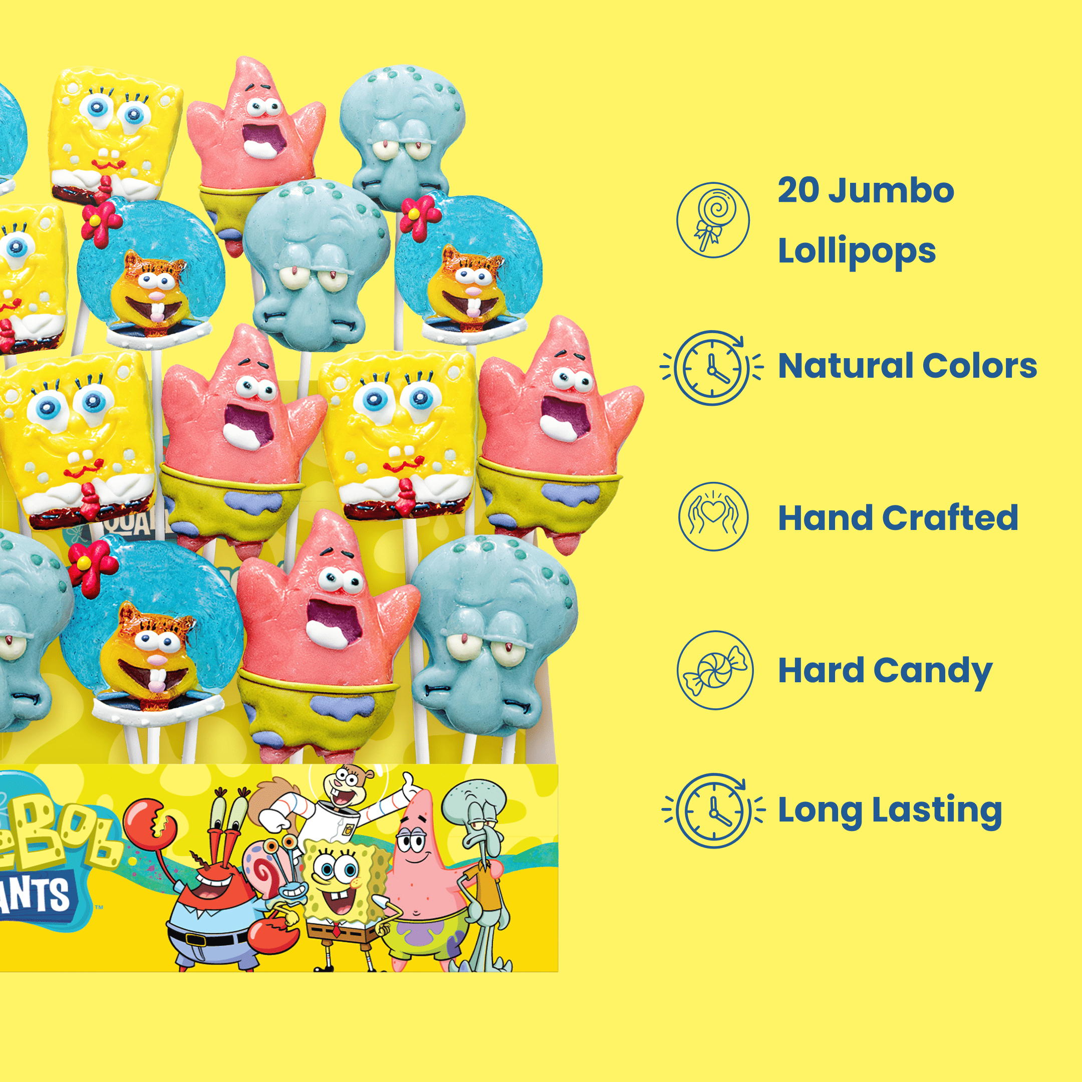 SpongeBob Lollipops – 20 Piece Display