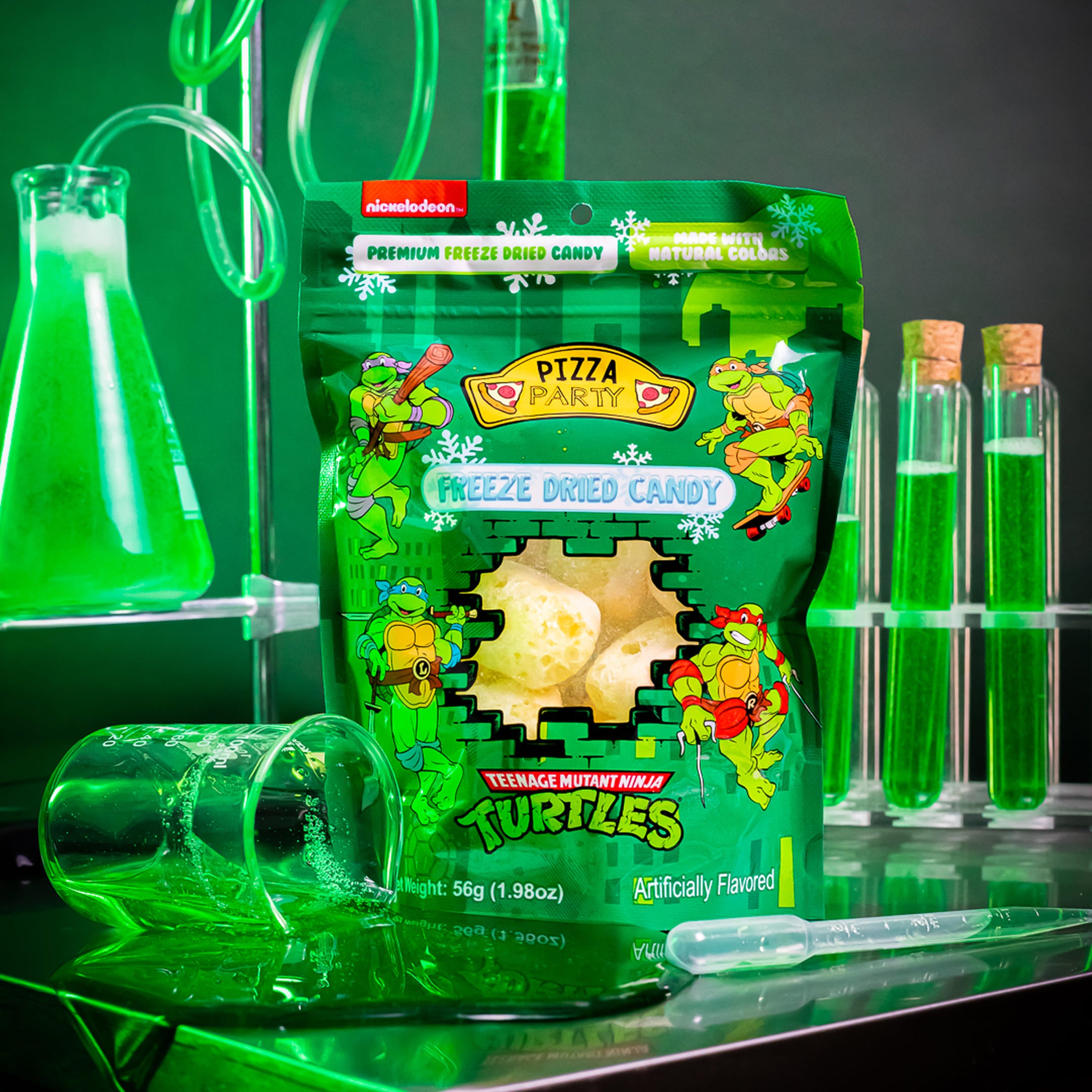 鮎タモ Ninja Turtles Pizza Party Freeze Dried – Bubblegum Kids