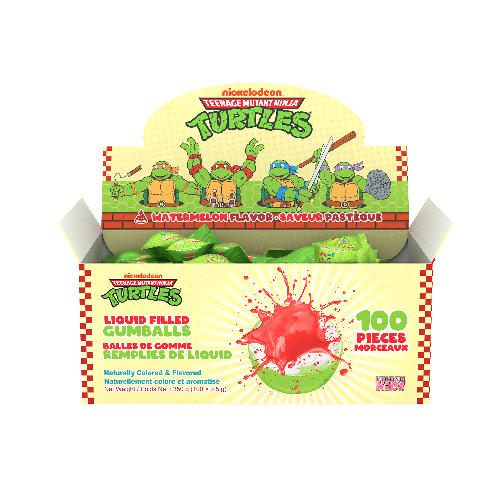 Ninja Turtles Liquid Filled Gumballs