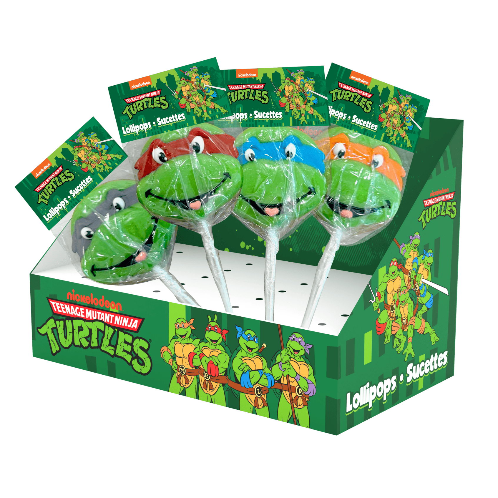 Ninja Turtles Lollipops - 20 Piece Display