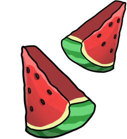 Watermelon slices