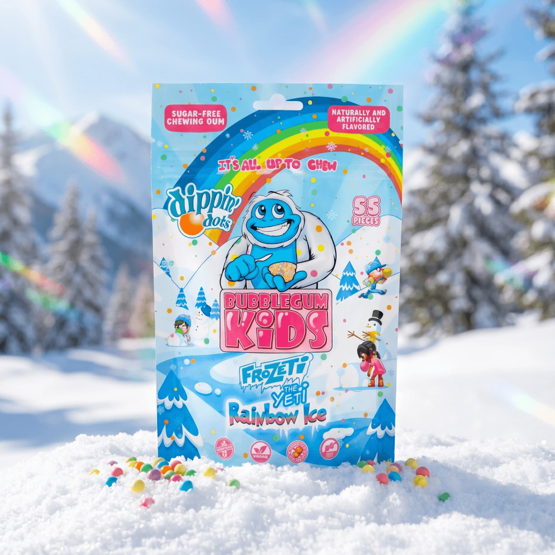 Frozeti’s Rainbow Ice Dippin’ Dots Gum