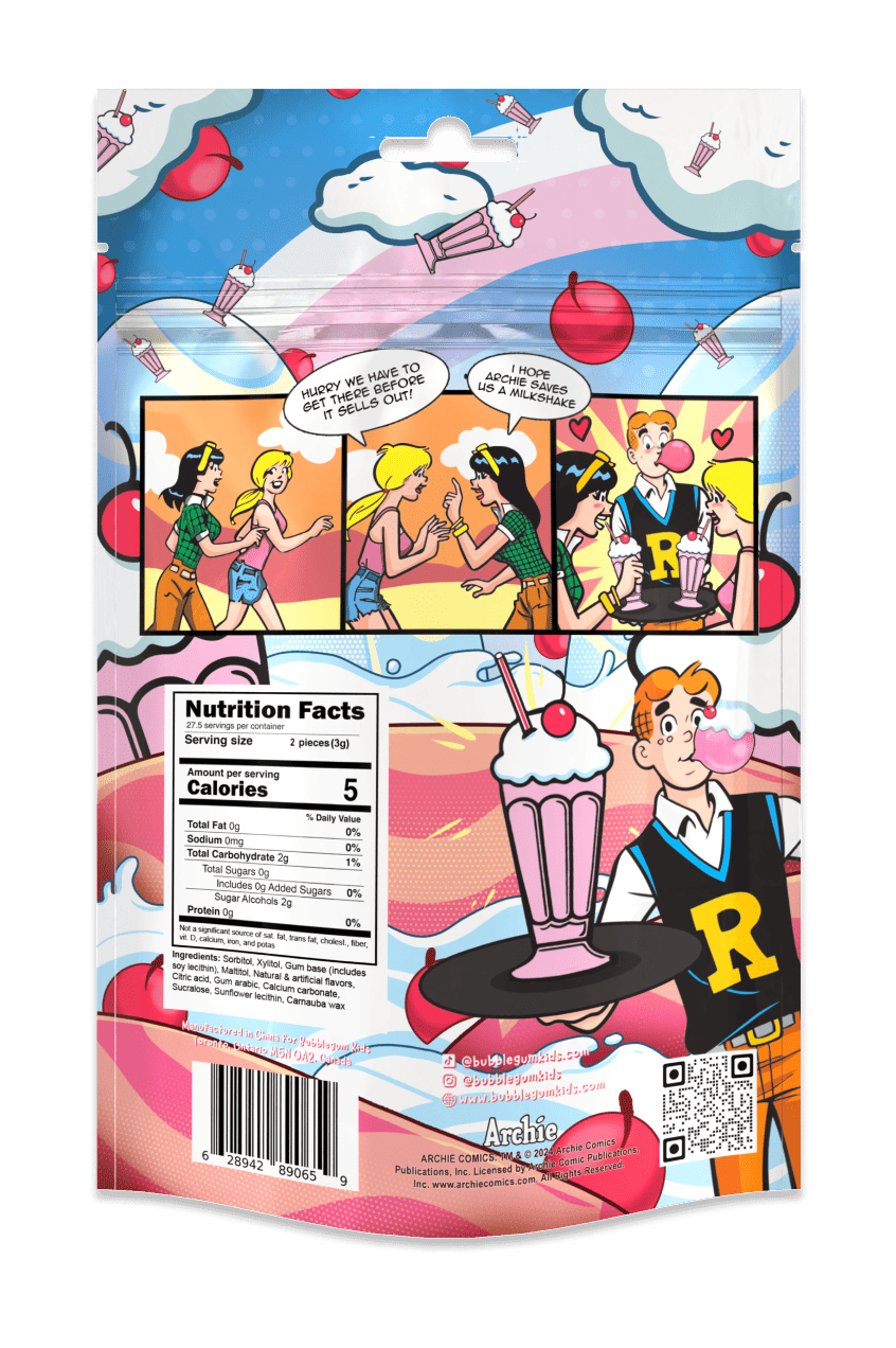 Archie Milkshake Bubblegum Kids | Candy Reimagined!