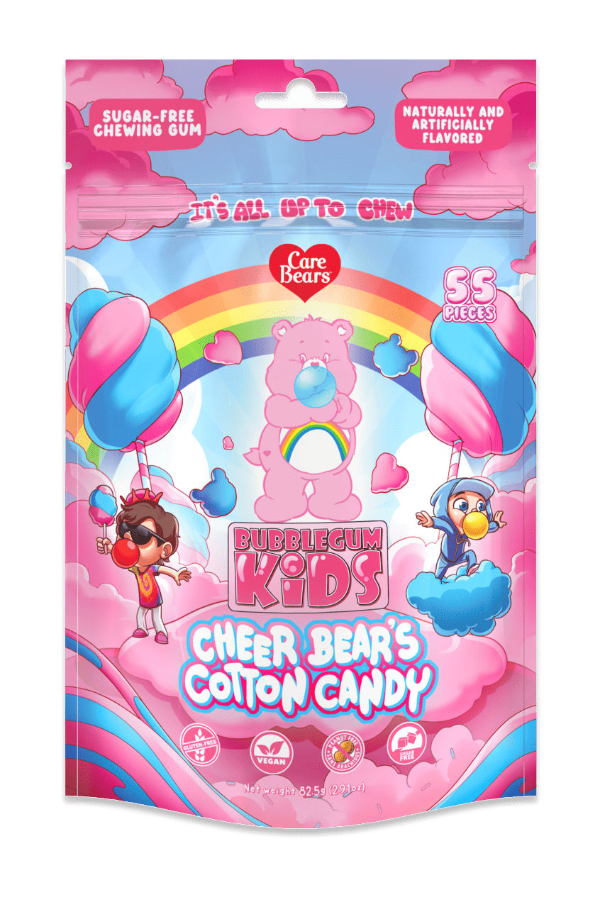 Cheer Bear's Cotton Candy Gum