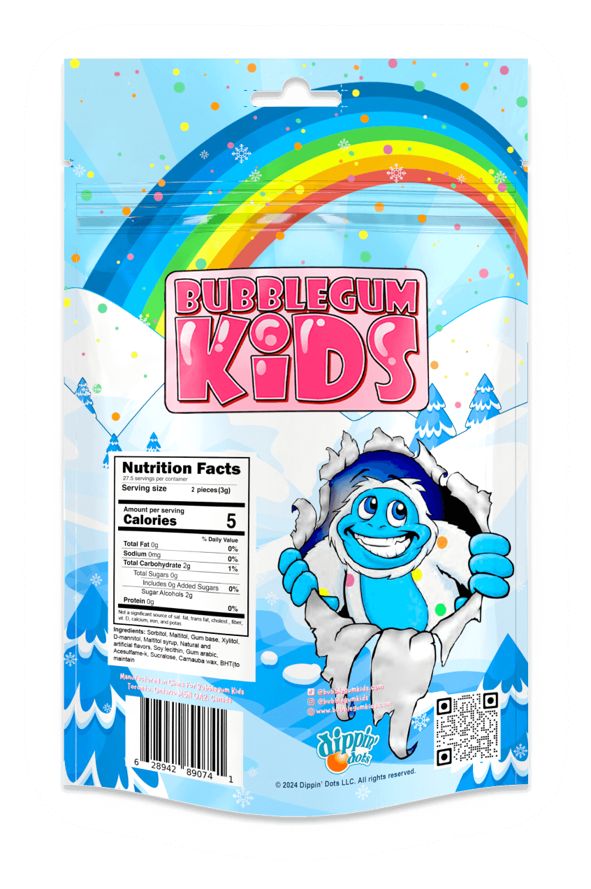 Frozeti’s Rainbow Ice Dippin’ Dots Gum