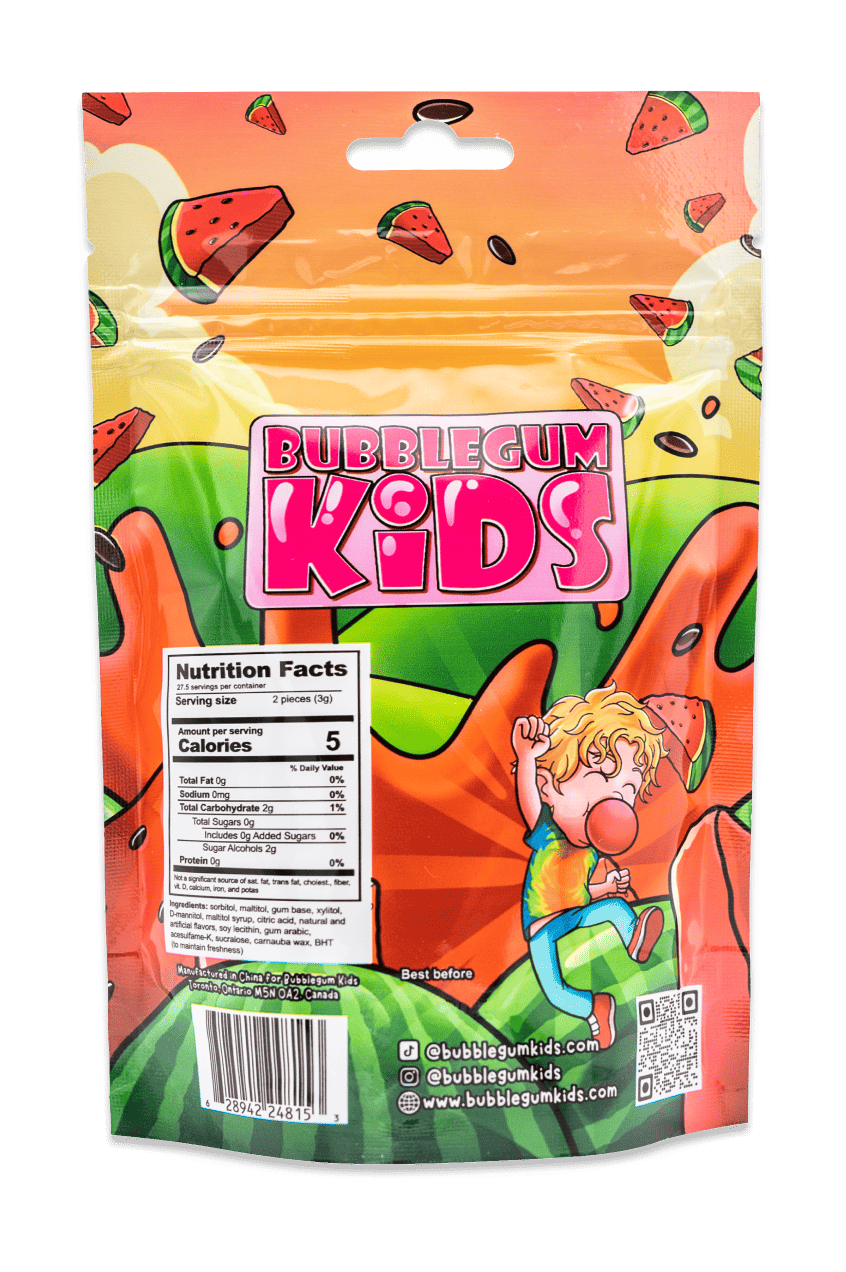 Theo's Wacky Watermelon Gum